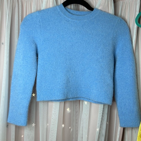 JOOSTRICAT BLUE CROPPED SLEEVED CROPTOP💙🦋 - Picture 6 of 7